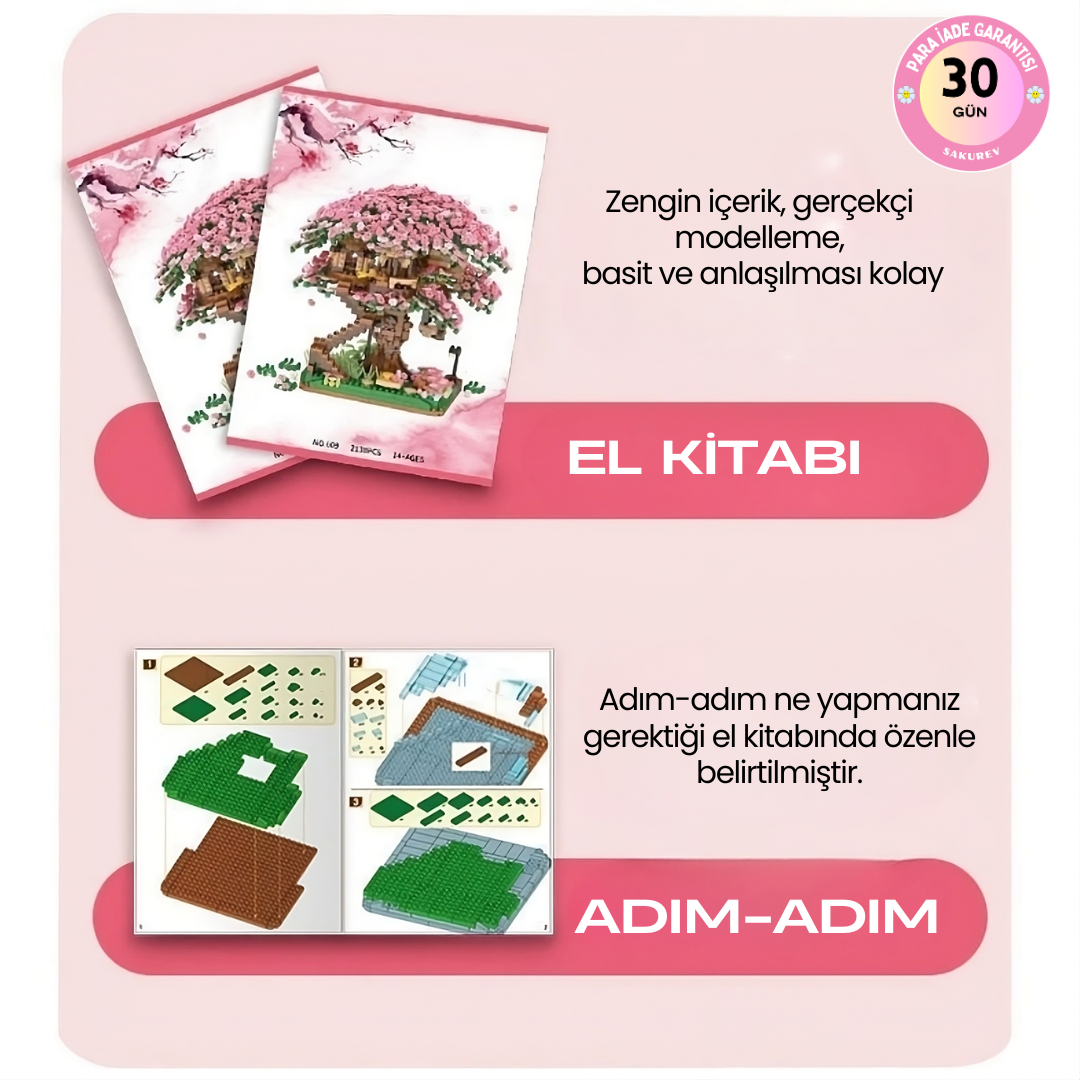 SAKUREV Japon Kiraz Çiçeği Ağacı Bricks™